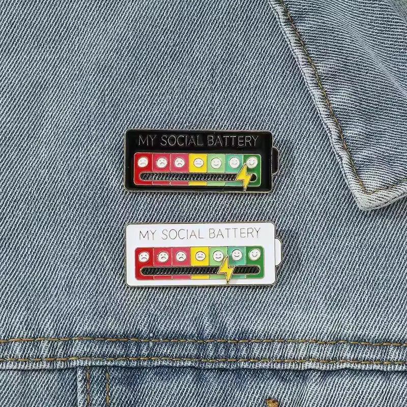 VibeMeter™ Social Battery Pin