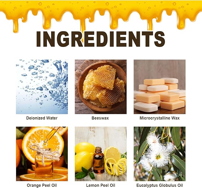 Natural beeswax spray