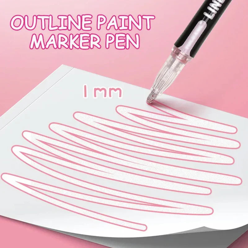 Double Line outline Markers!
