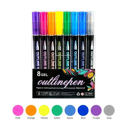 Double Line outline Markers!