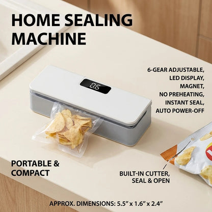 Mini Plastic Bag Sealer for Kitchen